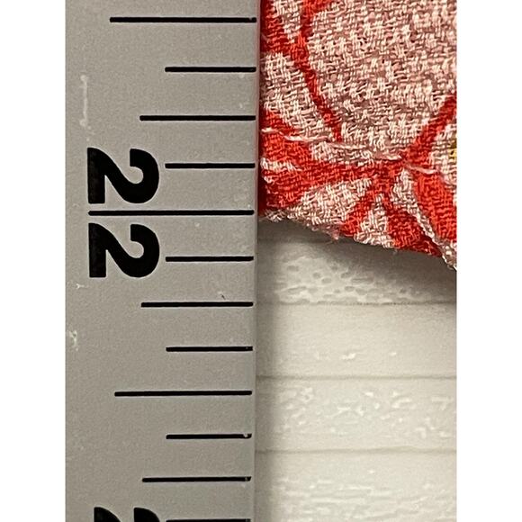 Monteau Blouse Womens Small Pink Red Yellow Floral Short Sleeve Wrap Peplum Top - Picture 3 of 7